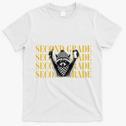 2nd Second Grade Raccoon Back To School T-Shirt - White