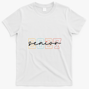 2027 Senior Signature Class Graduation T-Shirt - White