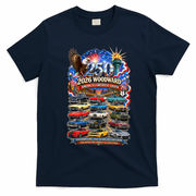 2026 Woodward America’s Greatest Cruise 250 Years Of Freedom T-Shirt - Navy Blue