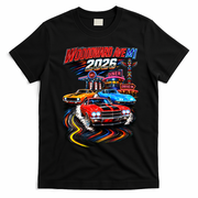 2026 Woodward Ave M1 Neon Lights  T-Shirt - Black