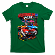 2026 Woodward Ave M1 Neon Lights  T-Shirt - Irish Green