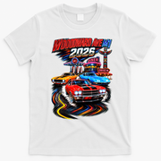 2026 Woodward Ave M1 Neon Lights  T-Shirt - White