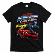 2026 Woodward Ave M1: American Power Triangle T-Shirt - Black