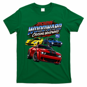 2026 Woodward Ave M1: American Power Triangle T-Shirt - Irish Green