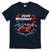 2026 Woodward M1 Mopar Style Car Cruise Classic T-Shirt - Navy Blue