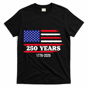 250 Years American 1776-2026 T-Shirt - Black