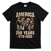 250 Years America 250th Anniversary Trump Washington T-Shirt - Black