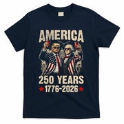 250 Years America 250th Anniversary Trump Washington T-Shirt - Navy