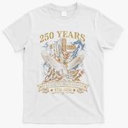 250 Years Faith Freedom 1776-2026  T-Shirt - White