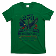 250 Years Of American Independence Christian Faith Freedom T-Shirt - Irish Green