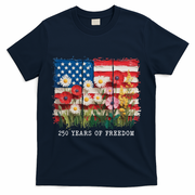 250 Years Of Freedom 4th Of July T-Shirt - Navy