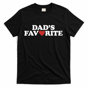 Dads Favorite Red Heart Cute Gift T-Shirt