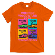 2025 Woodward Ave M1 Car Cruise Pop Art T-Shirt