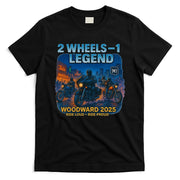 2025 Woodward Biker Legend 2 Wheels  T-Shirt