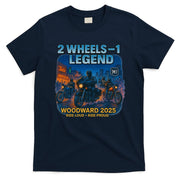 2025 Woodward Biker Legend 2 Wheels  T-Shirt