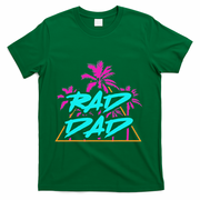 Rad Dad Vintage 80s Design Best Dad Daddy Papa T-Shirt