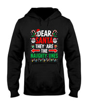 Dear Santa They Are The Naughty Ones Funny Christmas T-Shirt