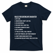 Rules For Dating My Daughter Funny Dad Daughter T-Shirt