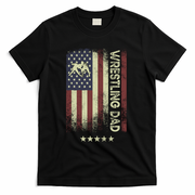 Usa American Flag - Wrestling Dad Cute Gift T-Shirt