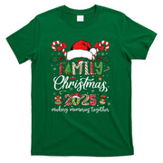 Family Christmas 2025 Matching Squad Santa Elf Funny Xmas T-Shirt