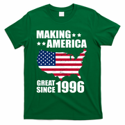 30th Birthday Making American Great Since 1996 T-Shirt - Green