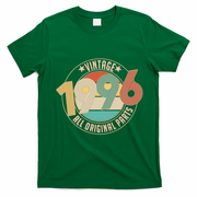 30th Birthday Vintage 1996 All Original Parts Emblem T-Shirt - Irish Green