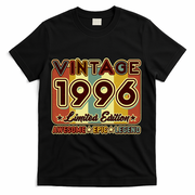 30th Birthday Vintage 1996 Limited Edition Awesome Epic Legend T-Shirt - Black