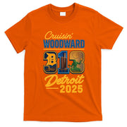 313 Cruisin' Woodward Detroit M1 2025 T-Shirt