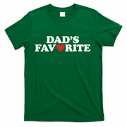 Dads Favorite Red Heart Cute Gift T-Shirt