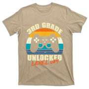 3rd Grade Unlocked Level Up Gamer Back To School Third Grade T-Shirt