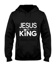 Christian Jesus Is King Design Crown T-Shirt_1
