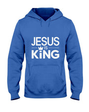 Christian Jesus Is King Design Crown T-Shirt_1