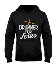 Drummer For Jesus God Drumming Christian Men T-Shirt