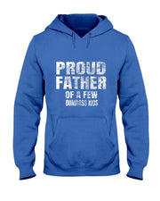 Proud Father Of A Few Dumbass Kids Shirt Christmas Gift T-Shirt