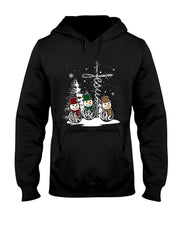 Jesus Faith Hope Love Snowman Funny Merry Xmas For Christian Long Sleeve T-Shirt