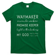 Waymaker Promise Keeper Miracle Worker Christian T-Shirt