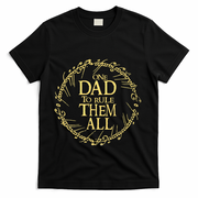 One Dad To Rule Them All Vintage Nerd Dad Father Day Apparel T-Shirt