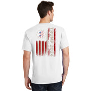 45 47 Trump 2024 American Flag Front And Back T-Shirt