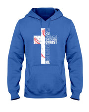 Philippians 413 Baseball Christian Cross Religious Verse T-Shirt