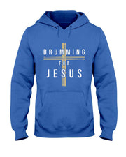 Drummer Drumming Drums Percussion I Jesus Christian Church T-Shirt