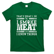 Funny Pitmaster I Smoke Meat BBQ Smoker Grill Gift T-Shirt