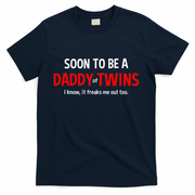 Soon To Be A Daddy Of Twins Expecting Father T-Shirt
