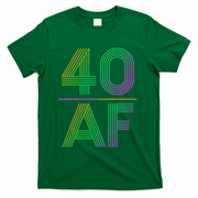 40 AF Vintage 40th Birthday Gift T-Shirt - Green