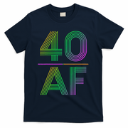 40 AF Vintage 40th Birthday Gift T-Shirt - Navy