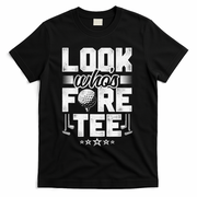 40th Birthday Golfer Golfing 40 Bday Gift For Golf Player T-Shirt - Black