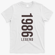 40th Birthday Vintage Legend 1986 T-Shirt - White