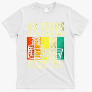 40 Year Old Vintage Bourbon Vintage Whiskey 40th Birthday T-Shirt - White
