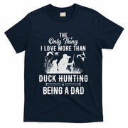 Funny Duck Hunting With Dad Dog Gift For Duck Hunting T-Shirt