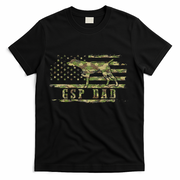 Gsp Dad Camo American Flag German Shorthaired Pointer Dog T-Shirt