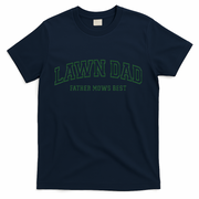 Father Mows Best Funny Lawn Mowing For Lawn Mower Dad T-Shirt